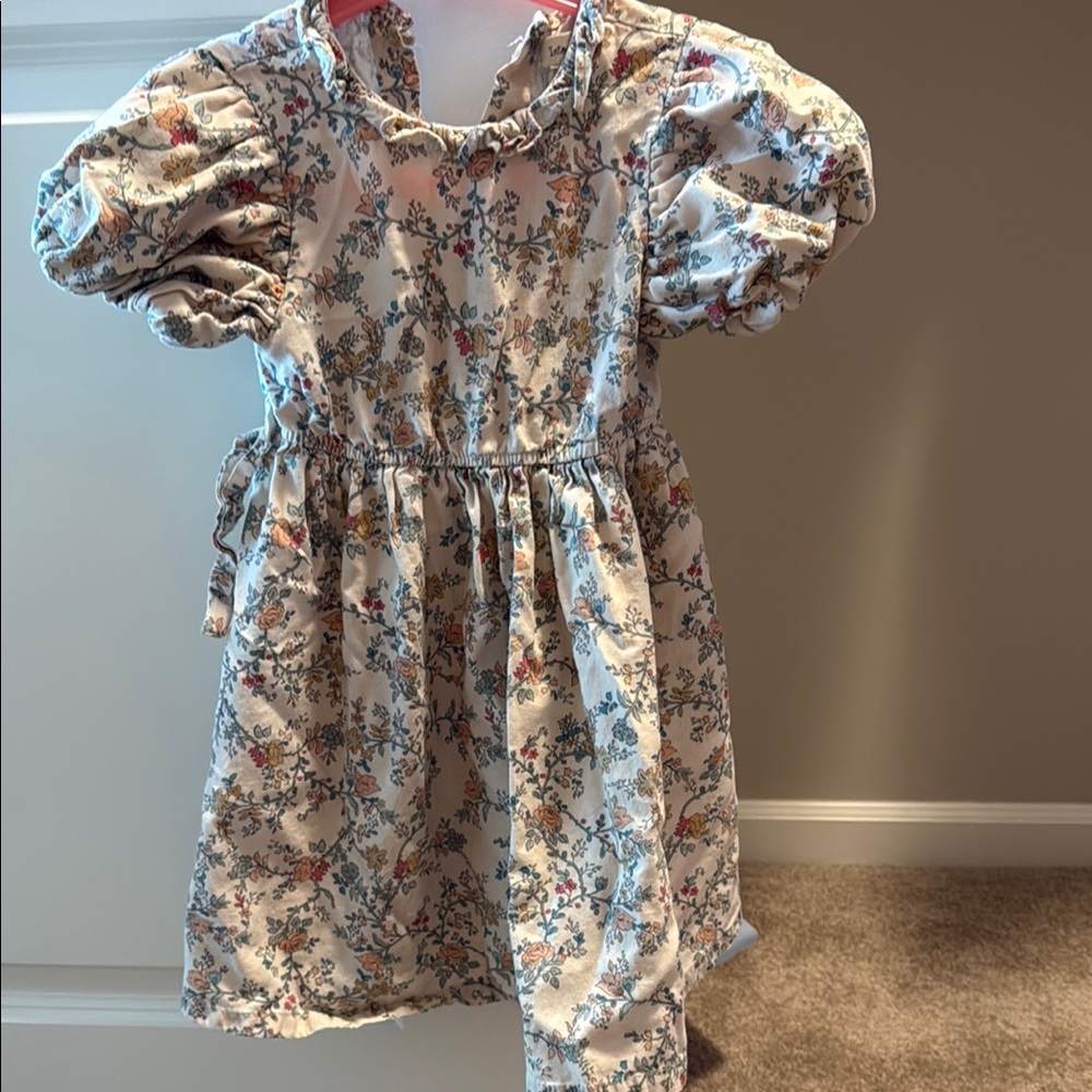 Cute Floral Kids Dress Size 4T